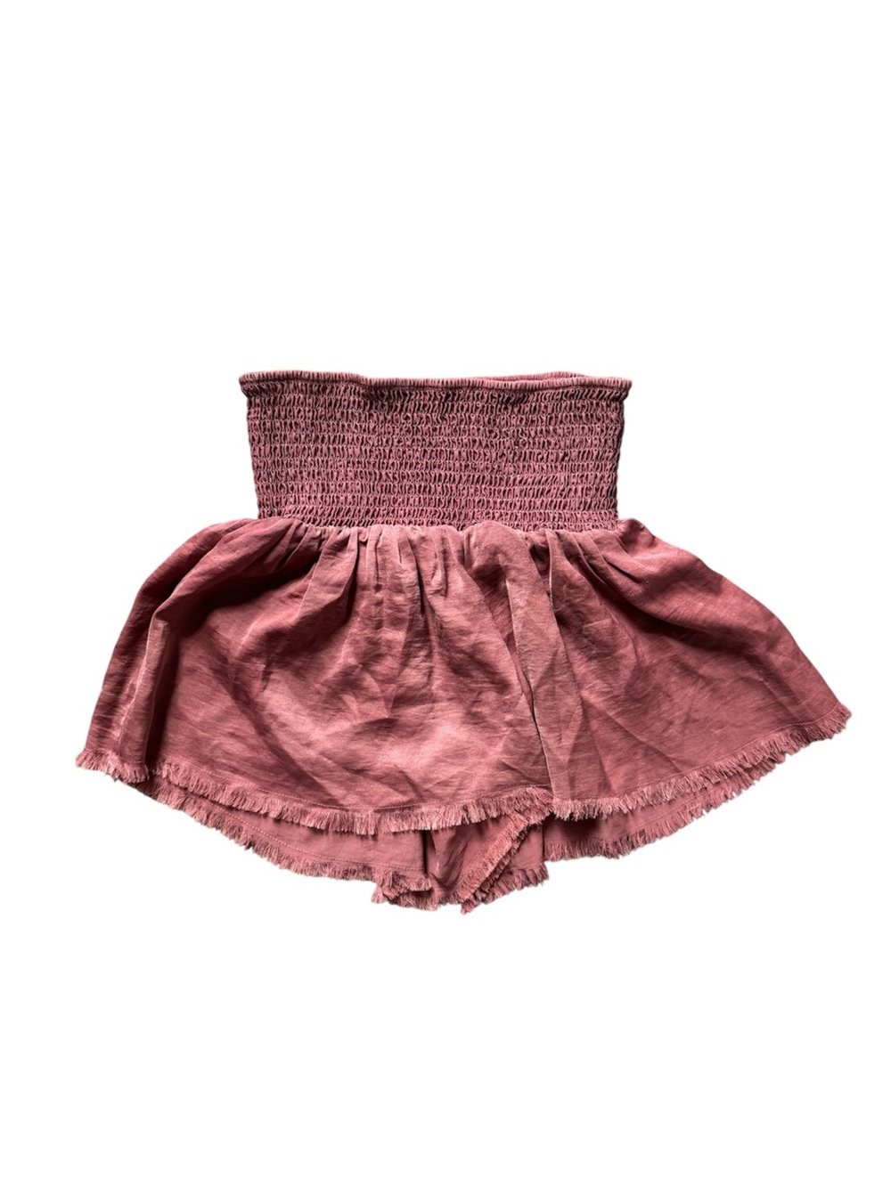 Aerie Smocked Waist Rose Pink Shorts XS